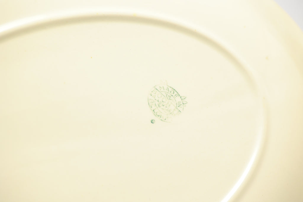 Boch Yellow Oval Plate