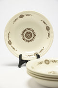 Boch Frères La Louvière - Murielle pattern – Deep plate – Diameter: 19 cm
