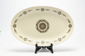 Boch Frères La Louvière – Murielle pattern – Oval serving dish – Dimensions: 36cmx24cm