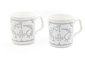 Distri Boch – Mugs – Copenhagen Style Pattern – 9 cm x 8 cm