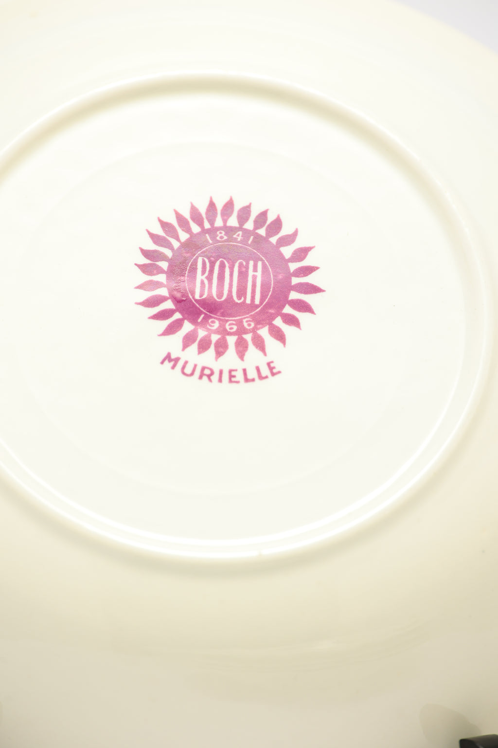 Boch Frères La Louvière - Murielle pattern – Deep plate – Diameter: 19 cm