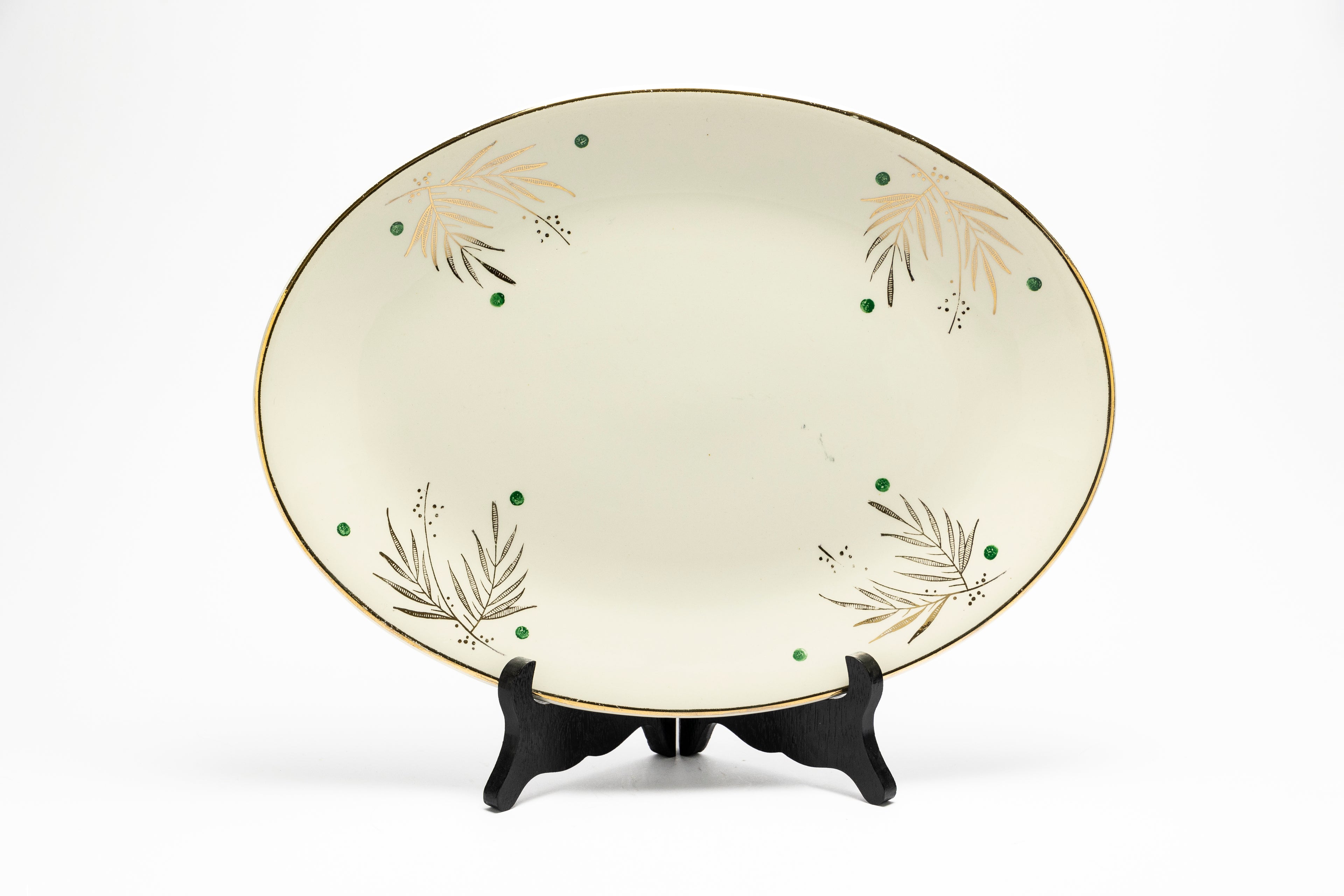 “Saturne” dinner service - Oval Serving Plate - 32 x 23 cm